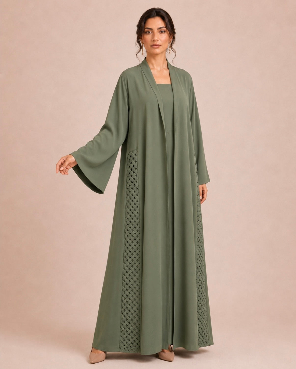 Intrecciato Abaya