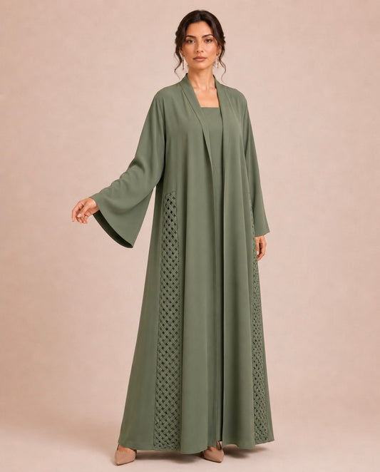 Intrecciato Abaya
