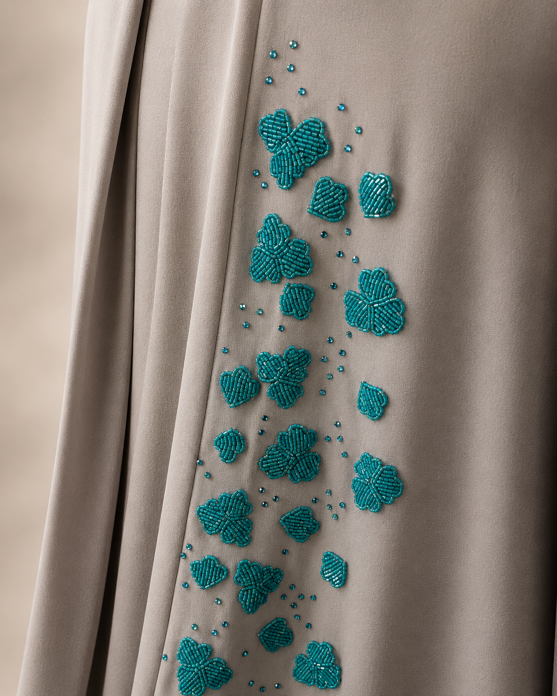 Blue Orchid Abaya