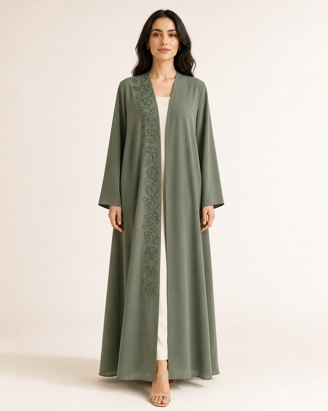 Olive Petal Abaya