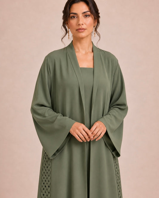 Intrecciato Abaya